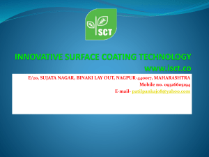 innovative surface coating technology - SEE