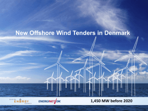 New Offshore Wind Tenders in Denmark