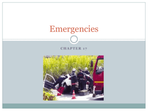 Chapter 17 - Emergencies