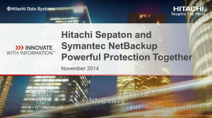 Sepaton and Symantec Together Nov 2014