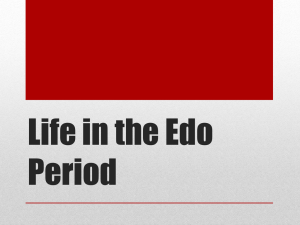 Life in the Edo Period