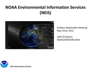 NOAA Earth Information Service (NEIS) Lightning Talk EDM