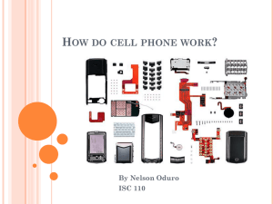 How Do Cell Phones Work PowerPoint