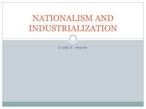 Nationalism and Industrialization PPT