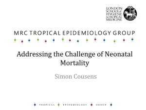 Addressing the Challenge of Neonatal Mortality