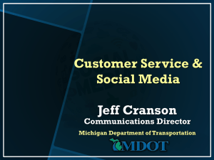 Customer Service and Social Media
