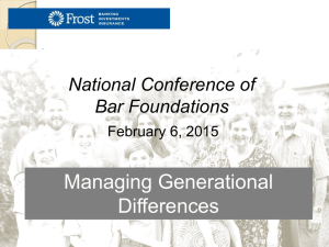 Managing Generational Differences
