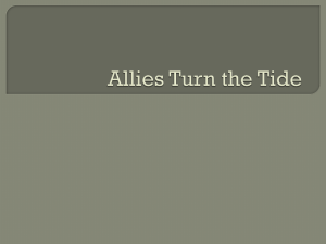 Allies Turn the Tide Notes