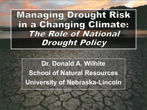drought risk management