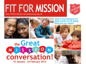 See our Powerpoint Presentation - Fit For Mission