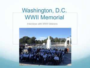Washington, D.C. WWII Memorial