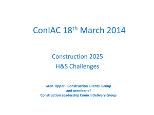 CONIAC 18 March 2014 – presentation – Gren Tipper