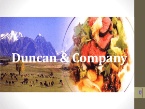 Duncan & Company - Deer Industry New Zealand