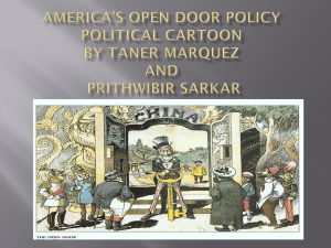 America*s Open Door Policy Political Cartoon By Taner Marquez
