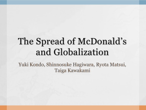 MacD & Globalization (ppt)