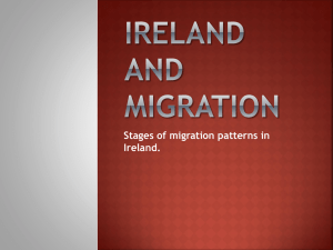 Ireland and Migration - Leaving Certificate Geography