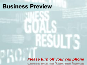 Business Preview