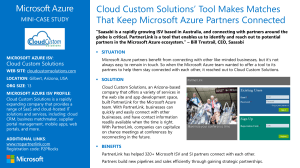 azure-case-study-slide - Cloud Custom Solutions