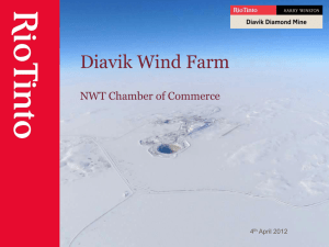 Wind Farm 040412 - NWT Chamber of Commerce