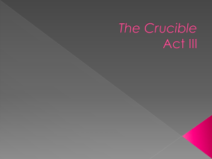 The Crucible Act III