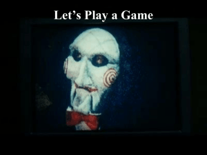 Let*s Play a Game