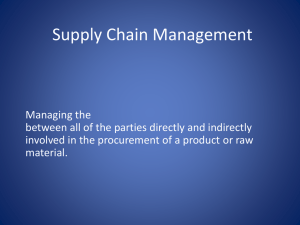 RFID & IT for Supply Chain Management