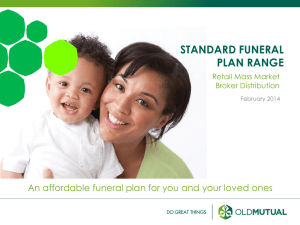 standard funeral plan range - Home | OMBD