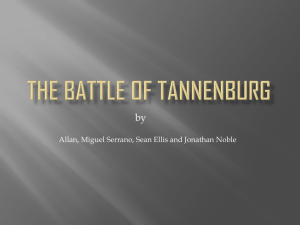 The Battle of Tannenburg