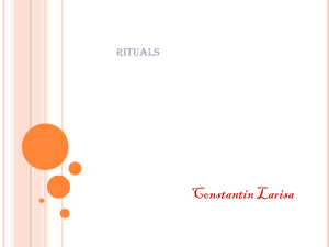 Rituals Constantin Larisa
