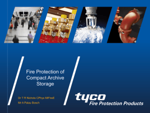 Tim Nichols, Tyco Fire Protection Products, UK - Welcome