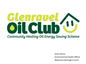 Glenravel Oil Club, Karen Bruce, Ballymena Borough Council