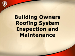 PPT - GenFlex Roofing Systems