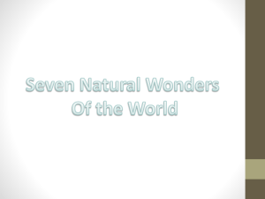 Seven Natural Wonders 2