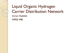 Liquid Organic Hydrogen Carrier Distribution Network