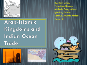 Arab-Islamic Empires and the Indian Ocean Basin