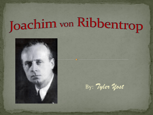 Joachim von Ribbentrop - reflectionsandrevolutions