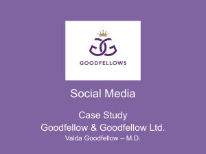 Valda Goodfellow`s social media presentation from the recent PBP