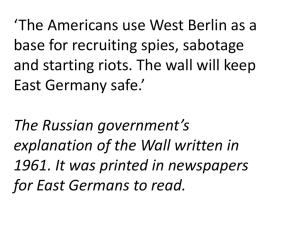 10B lesson 4 cold berlin wall facts