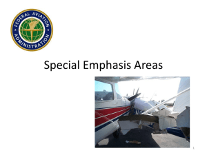 FAA Special Emphasis Areas - Bob`s Flight Operations Pages