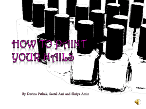How to paint your nails powerpoint