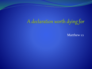 A declaration worth dying for