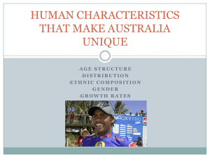 human characteristics that make australia unique