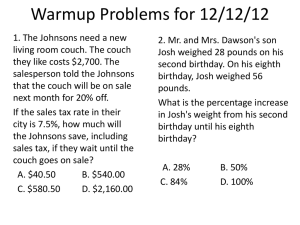 Warmup Problems for 12/12/12