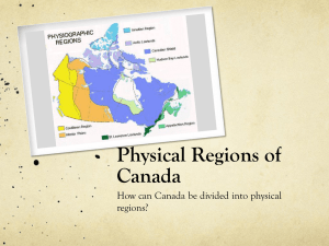 Canada Physical Regions - Mstew-SS10