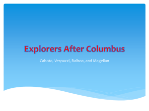 Explorers After Columbus