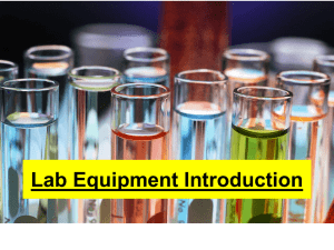 Lab Equipment PowerPoint for Notes