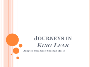 Journeys in King Lear