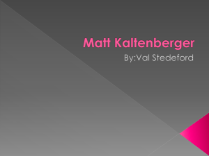 Matt Kaltenberger
