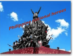 Philippine national heroes Who are they?