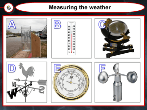 How do you measure the weather
